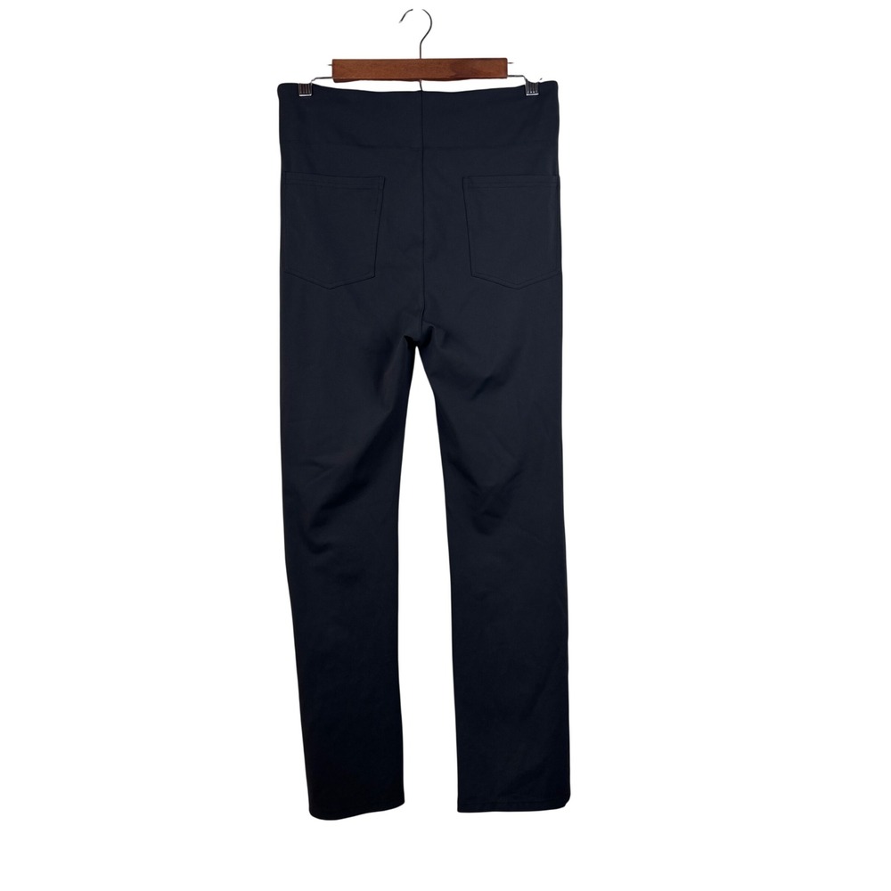 Halara Work Pants L Flex High Waisted Back Side Pocket Slight Flare Black 7008-L - Picture 7 of 11